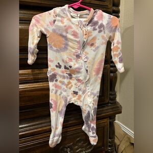 Angel Dear bamboo Tie-Dye footie